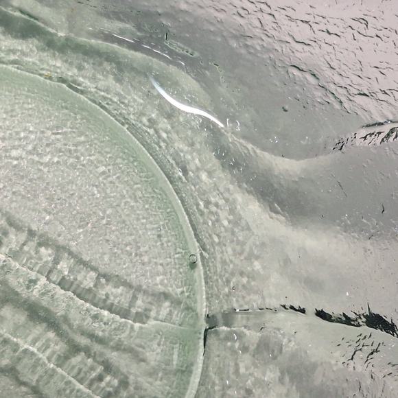 Vintage green pressed bowls set of 2 - Picture 15 of 15
